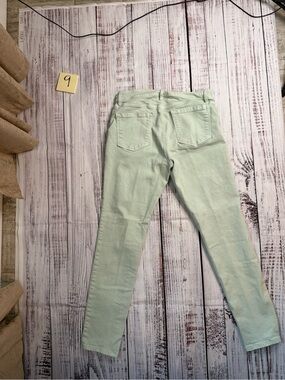 LOFT Light Mint Skinny Jeans